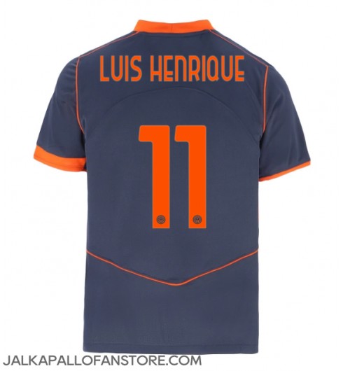 Inter Milan Luis Henrique #11 Kolmaspaita 2025-26 Lyhythihainen Inter Milan Luis Henrique #11 Kolmaspaita 2025-26 Lyhythihainen